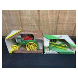 (2) 1/16 John Deere Waterloo Boy + Rake NIB Ertl