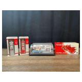 (4) Texaco Pumps, Wrecker, Gas Station