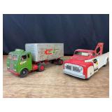(2) CF Semi + Wrecker