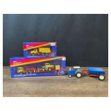 (3) Truck, Set, + Tractor + Wagon