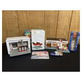 (5) Gas Station Displays, Truck, Gas Pump, Card