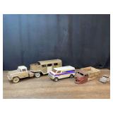 (4) Trucks + Van