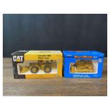 (2) 1/50 Caterpillar Crawler + Wheel Loader NIB Ertl