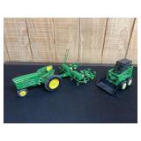 (3) 1/16 John Deere 3020, Planter, Skid Steer Ertl