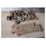lot of Case steam engine parts