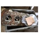 lot of International tractor parts