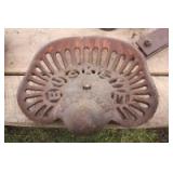 Buckeye cast iron seat