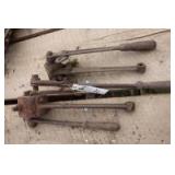 pair or sawmill blade swedges