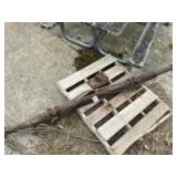 Huber Traction Engine Front Axle and Wheels