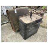 Pair of Riveted Water Tanks