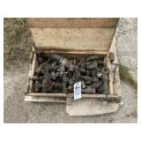 Box of Misc. Brass Valves