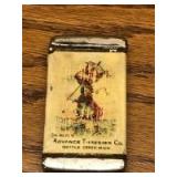 Advance Thresher Co. Match Box