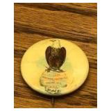 Case Eagle on the World Pin Button