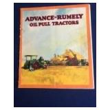 Advance-Rumely OilPull Tractors Sales Catalog