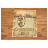 Advance Line Sales Catalog
