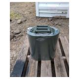 (1) 7.9 gal Gasoline Drum - Green