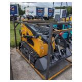 ZJG Mini Skid Steer Loader ZJ-380 (Yellow) - 15HP