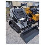 ZJG Mini Skid Steer Loader ZJ-380 (White) - 15HP