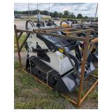 ZJG Mini Skid Steer Loader ZJ-380 (White) - 15HP