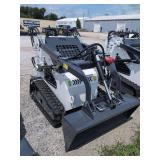 ZJG Mini Skid Steer Loader ZJ-380 (White) - 15HP