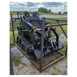 ZJG Mini Skid Steer Loader ZJ-380 (Green) - 15HP