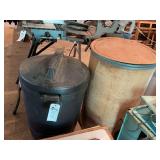 Gott Plastic Waste Container and Fiber Drum