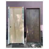 Two Pre-Assembled Interior Door Units