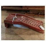 Red Metal Loading Ramps