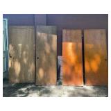 Collection of Four Interior Flush Doors