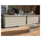Garage Door Panels Section with Motor and Hardware Components