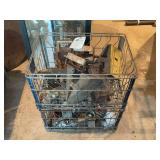 Assorted Metal Brackets and Electrical Components