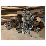 Assorted Electrical Conduit, Wiring, and Fittings Lot