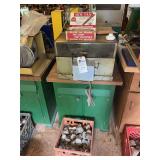 Lapidary Rock Saw and Grinding Equipment with Assorted Rough Stones