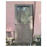 Storm Door with Hardware and Accessories