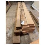 Lot of 19 Oak Lumber Boards