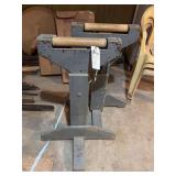 Pair of Adjustable Wood Roller Stands