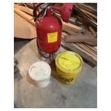 Central Pneumatic 40 lb. Pressurized Sandblaster with Two Buckets of Silica Sand