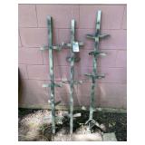 Set of Three Camouflage Metal Climbing Sticks