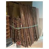 Assorted Scaffolding Components and Metal Piping
