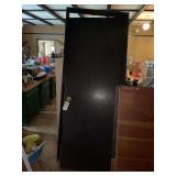 Black Painted Interior Door with Frame and Hardware