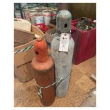 Pair of Industrial Gas Cylinders