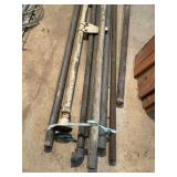 Assorted Metal Piping and Structural Support Components