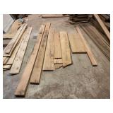 Assorted Rough-Sawn Hardwood Lumber Planks