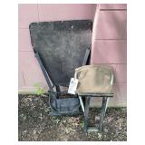 Tractor Seat and Backrest Assembly