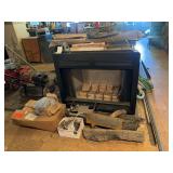 Marco Fireplace Unit with Heatilator Chimney Pipe Sections