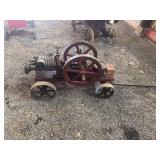 Waterloo Boy 1 3/4 Horse Hit and Miss Engine with Cart