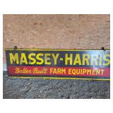 Massey Harris Single Sided Metal Sign