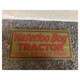 Waterloo Boy Tractor Reproduction Single Sided Metal Sign
