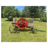 International Harvester Famous 6 Horse Hit and Miss Engine and Cart