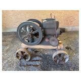 Hercules 3 Horse Hit and Miss Engine with Wooden Cart